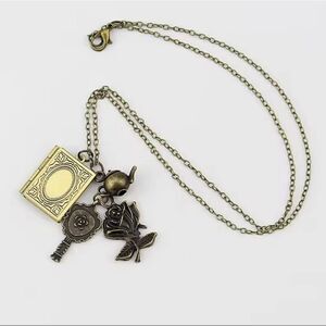 Beauty and the Beast Antique Necklace